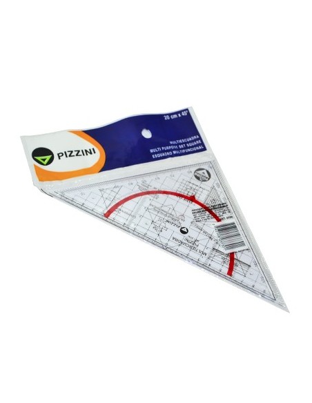 ESCUADRA PIZZINI MULTI20cm45g - Codigo: 314245