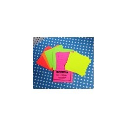 PAPEL GLASE FLUO X 10 LUMA...