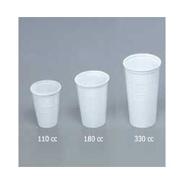 VASO PLASTICO 180cc x 100...