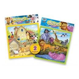 PUZZLE GJA/ZOO DOBLE X25...