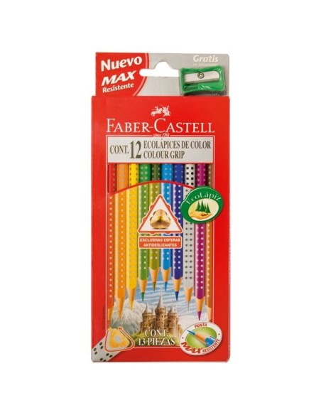 LAPIZ FABER COLOR X 12 C/GRIP - Codigo: 514172