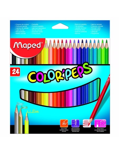 LAPIZ MAPED COLORPEPS X 24 L - Codigo: 514184