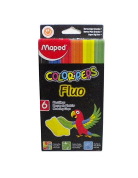 PLASTILINA MAPED FLUO X 6 - Codigo: 771502