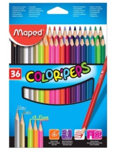 LAPIZ MAPED COLORPEPS X 36 L - Codigo: 514017