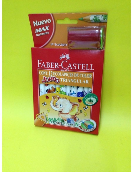 LAPIZ FABER JUMBO X 12 TRIANG - Codigo: 514780
