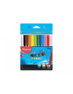MARCADOR MAPED FINO X 10 OCEAN - Codigo: 574110