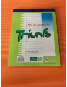 BLOCK ANOTADOR TRIUNFO X 40 H - Codigo: 117171