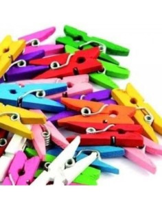 BROCHES MINI x 25/50 COLOR - Codigo: 975148