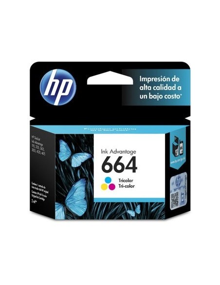CART HP 664 COL ORIG - Codigo: 184665