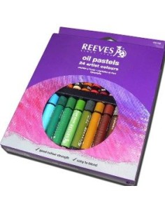 OLEO PASTEL REEVES X 24 LARGOS - Codigo: 671488