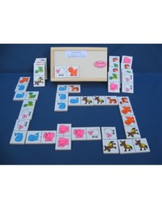 DOMINO MADERA ANIMALES DY105 - Codigo: 154105