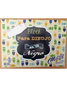 BLOCK DIB 1028 N.5 NEGRO X 20 - Codigo: 117170