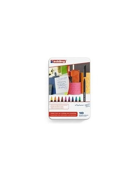 MARCADOR EDDING 1200 X10 LATA - Codigo: 575423