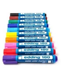 MARCADOR EDDING 180 x 10 AGUA - Codigo: 575180