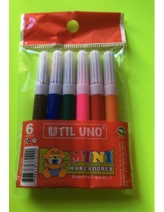 MARCADOR UTIL UNO X 6 CORTOS - Codigo: 574108