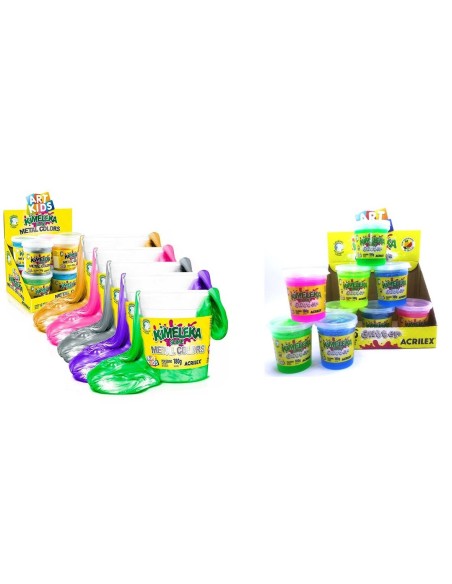 SLIME ACRILEX METAL/GLIT 180 GRS - Codigo: 248078