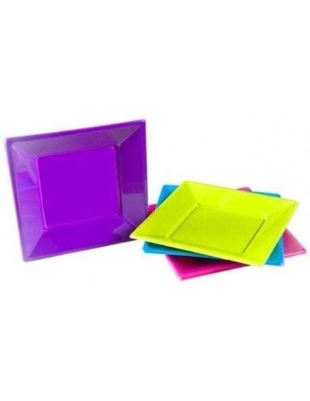 PLATO CUAD X 6 CHICO 16CM LP - Codigo: 675611