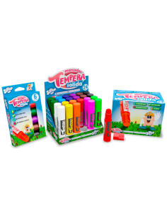 TEMPERA SOLIDA COLOR x 24 - Codigo: 927020