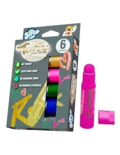 TEMPERA SOLIDA METAL x 6 - Codigo: 927023