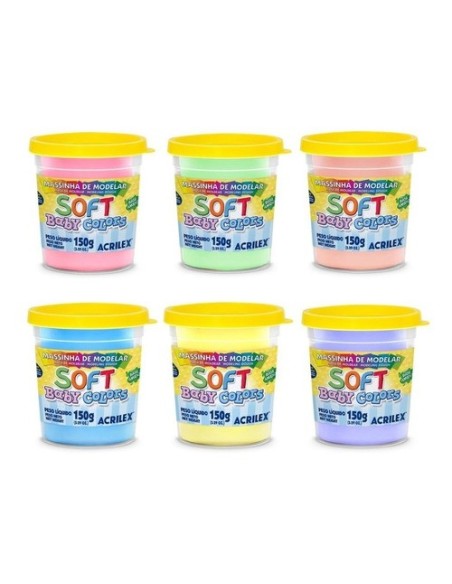 MASA SOFT PASTEL 150 GRS ACRILEX - Codigo: 248160