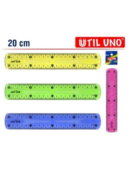 REGLA UTIL UNO FLEX 20 CM - Codigo: 806420