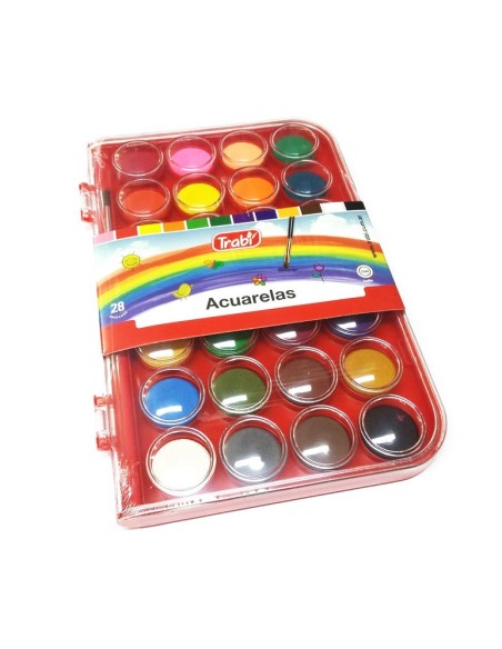 ACUARELA TRABI X 28 COLORES - Codigo: 35028