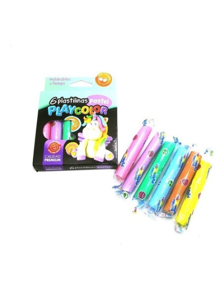 PLASTILINA MODEL/PLAY PASTELx6 - Codigo: 771006