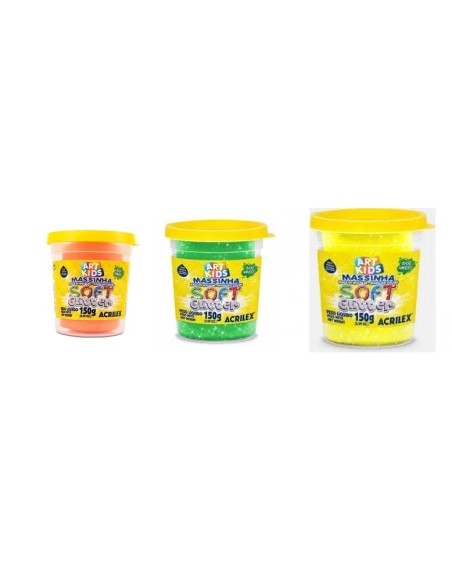 MASA SOFT GLITTER 150 GRS ACRILEX - Codigo: 248161