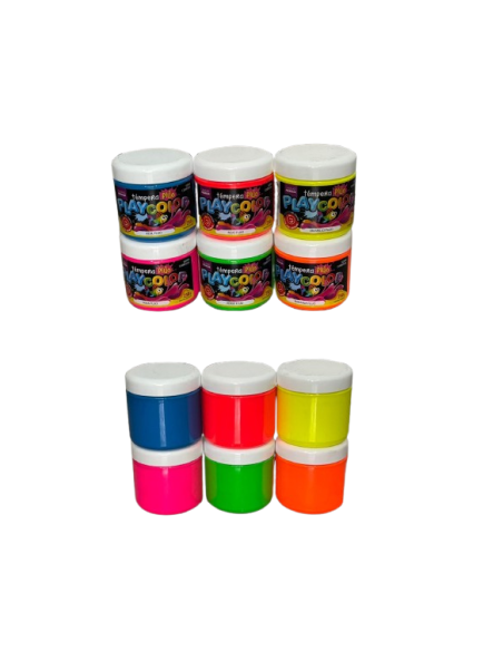 TEMPERA PLAYCOLOR FLUO 250 GRS - Codigo: 927251