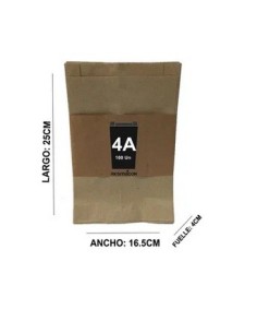 BOLSA KRAFT N.4A x 100 - Codigo: 998195