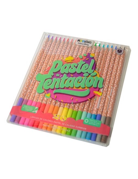 LAPIZ MOOVING PASTEL x 20 - Codigo: 514601