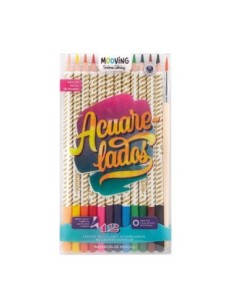 LAPIZ MOOVING ACUARELABLE x 12 - Codigo: 514602