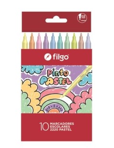MARCADOR FILGO 2220 x 10 PASTEL - Codigo: 574126