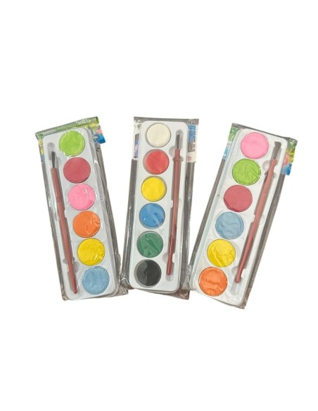 ACUARELA 6 COLORES ECO - Codigo: 35006
