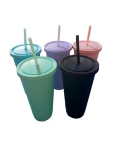 VASO XL TAPA Y SORBETE 750 ML - Codigo: 975750