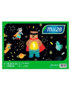 BLOCK DIB 1028 N.6 NEGRO X 20 - Codigo: 117160