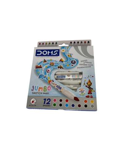 MARCADOR DOMS GRUESO x 12 - Codigo: 574242