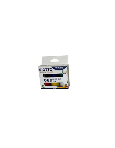 TEMPERA GIOTTO x 6 COLOR 15 ML - Codigo: 927015