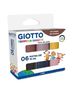 TEMPERA GIOTTO x 6 PIEL  15 ML - Codigo: 927016