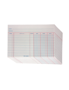 FICHA CTA CTE NRO 3 X 100RAB - Codigo: 342103 2