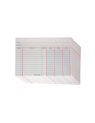 FICHA CTA CTE NRO 2 X 100RAB - Codigo: 342202