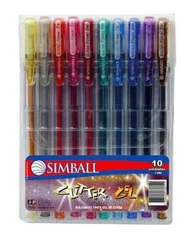 BOLIG GLITTER x10 SIMB/FILGO - Codigo: 119612