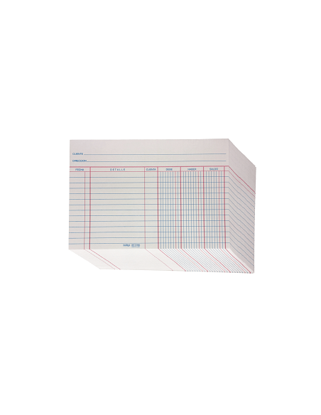 FICHA CTA CTE NRO 3 X 100RAB - Codigo: 342103