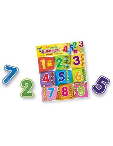 PUZZLE NUMEROS DVT 33X40 002 23 ENCAJE - Codigo: 18232