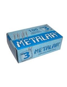 CLIPS N.3 X 100 METALAR/SIFAP - Codigo: 222003