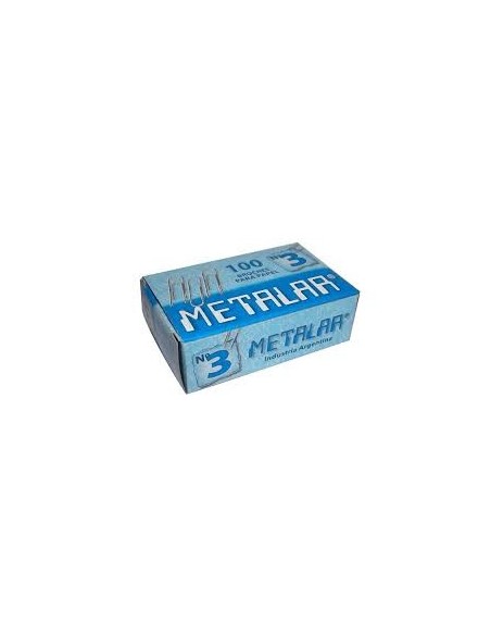 CLIPS N.3 X 100 METALAR/SIFAP - Codigo: 222003