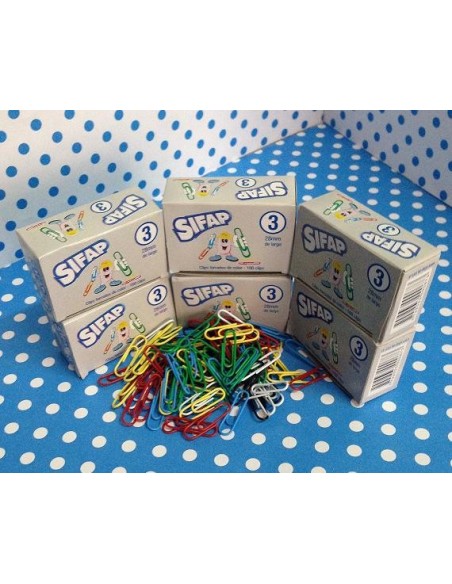CLIPS FORRADO N.03 X100 CAJA - Codigo: 222200