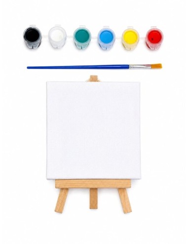 BASTIDOR 10x10 C/ATRIL C/PINTURAS - Codigo: 113100
