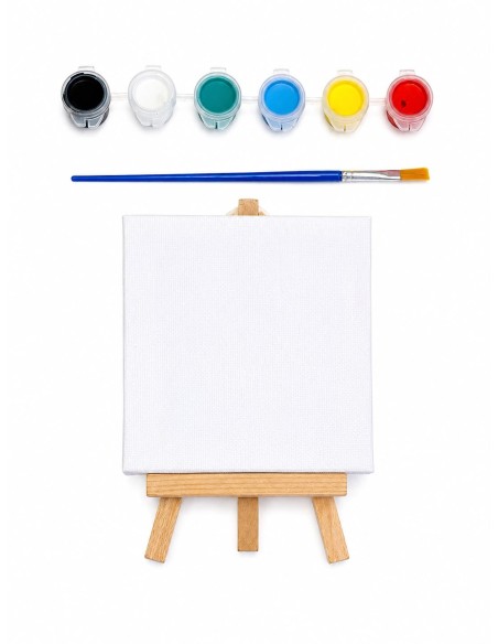 BASTIDOR 10x10 C/ATRIL C/PINTURAS - Codigo: 113100