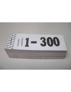 TALONARIO NUMERO 1-300NP - Codigo: 911300